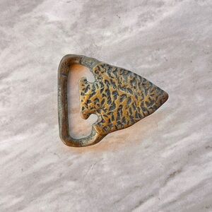 1970’s Brass Arrowhead Belt Buckle